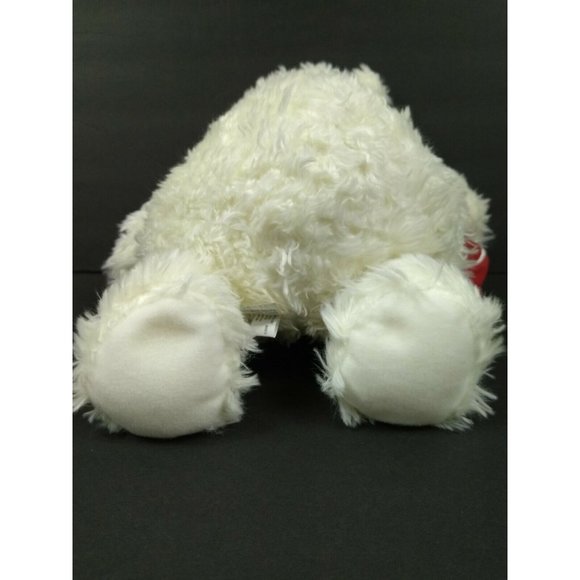 Hallmark "From My Heart" White 14" Valentines Day Bear Plush/Heart Gift Zip Bag - Picture 10 of 12